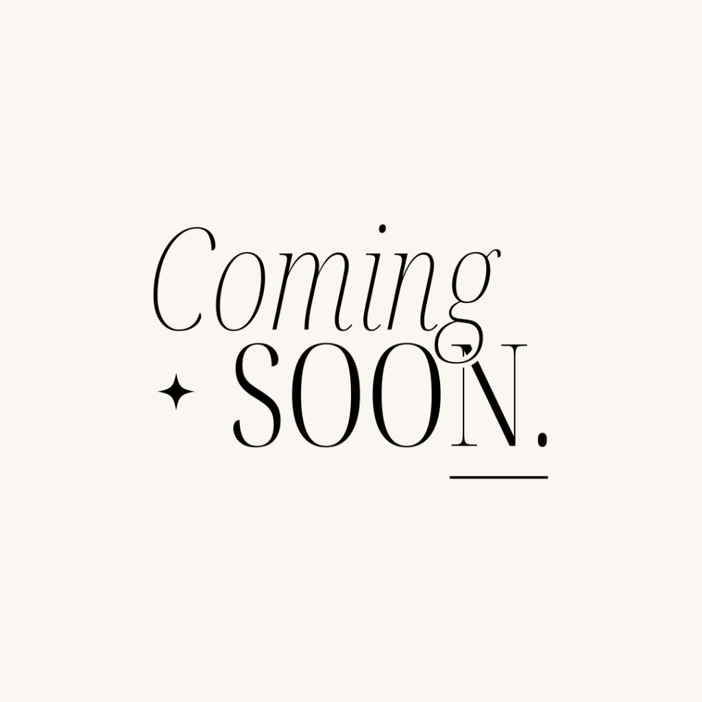 beige minimalist stay tuned coming soon instagram post